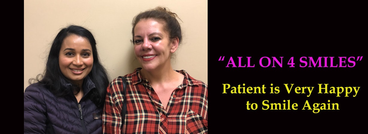 Confident patient smile after dental implants